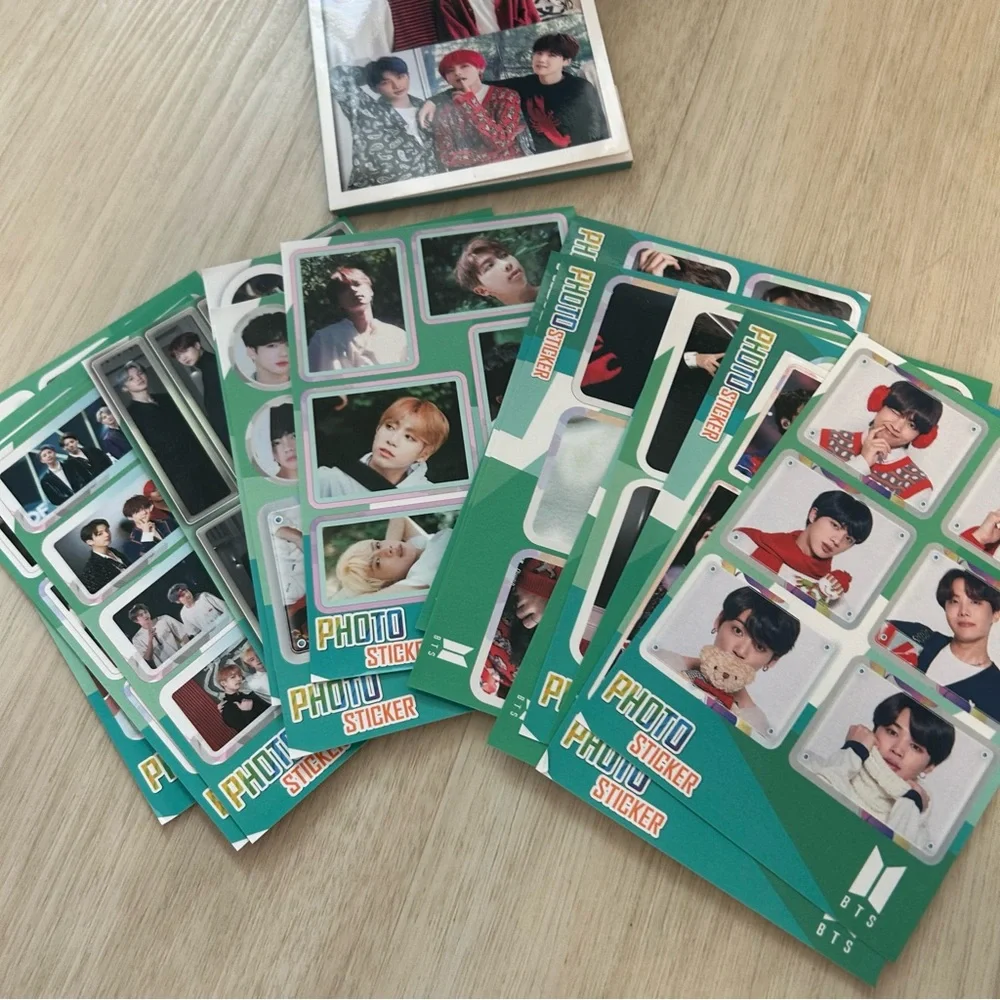 BTS Soobin Yeonjun Bag Charm 16 Piece Sticker Set Tomorrow X Together Sega Korea - Picture 2 of 6